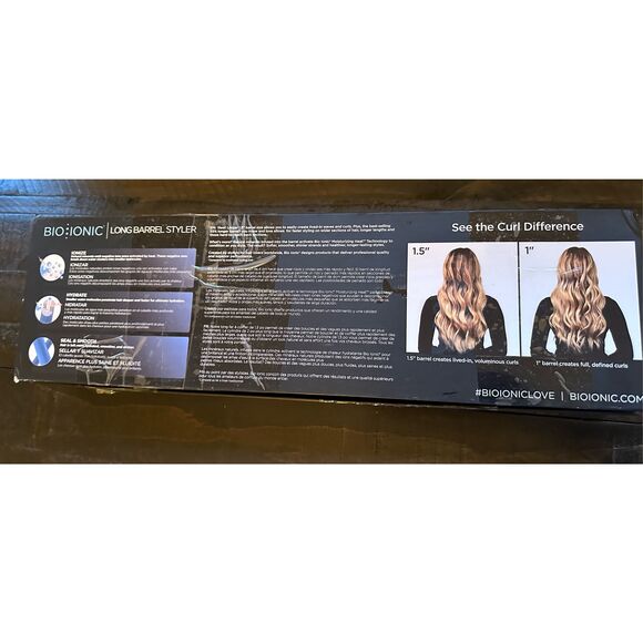 Bio Ionic Long Barrel styler 1.5" Pro curling iron - Picture 4 of 7